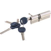 Цилиндр DOORLOCK V 2300AB N серия Variant, никелированный, 35x55 мм, 5 перф.ключей 79066