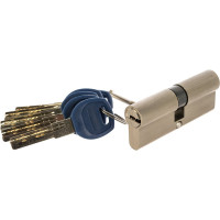 Цилиндр DOORLOCK V 2300AB N серия Variant, никелированный, 40x40 мм, 5 перф.ключей 79063
