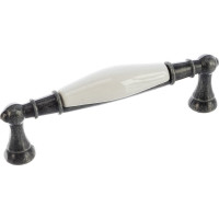 Ручка-скоба Brante RS.1426.96.F20 керамика-чёрный никель 606543