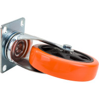 Колесо большегрузное полиуретановое поворотное PVC Medium 125 мм MFK-TORG 4023125 PVC