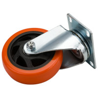 Колесо большегрузное полиуретановое поворотное PVC Medium 100 мм MFK-TORG 4023100 PVC
