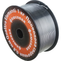 Проволока сварочная флюсовая (0.8 мм; 1 кг) QUATTRO ELEMENTI 790-380