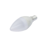 Лампа светодиодная General Lighting Systems GLDEN-CF-7-230-E14-6500, 7Вт, 570Лм, 230В, цоколь E14, колба CF (свеча), 6500К - холодный белый свет 638100