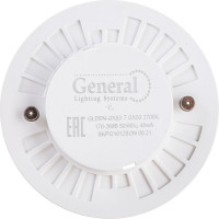 Лампа светодиодная General Lighting Systems GLDEN-GX53-7-230-GX53-2700 415Лм 7Вт 2700K-тепло-белый GX53 642400