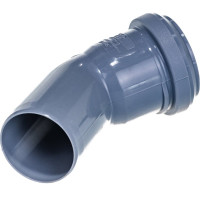 Канализационный отвод RTP 40 мм, 45 градусов, серый 36405