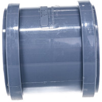 Канализационная соединительная муфта RTP с перегородкой, 110 мм, серая 36712