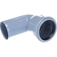 Канализационный отвод RTP 50 мм, 87 градусов, серый 36658