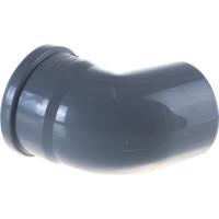 Канализационный отвод RTP 110 мм, 67 градусов, серый 36672