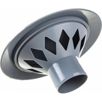 Вентиляционный зонт RTP 50 мм, серый 40368