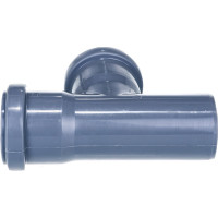 Канализационный тройник RTP D 50х50 мм, 87 град, серый 36531