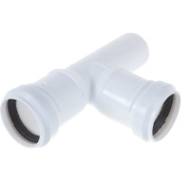 Канализационный тройник RTP D 32х32 мм, 87 град, белый 36384