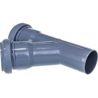 Канализационный тройник RTP D 40х40 мм, 45 град, серый 36381