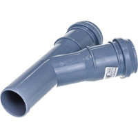 Канализационный тройник RTP D 32х32 мм, 45 град, серый 36427
