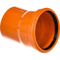 Отвод наружной канализации RTP 110 мм, 15 градусов 36657