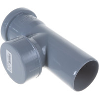 Канализационная ревизия RTP 50 мм, серая 36640