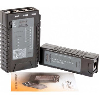 Кабельный тестер NETLAN RJ45, RJ12, RJ11, PoE EC-CT4511PE