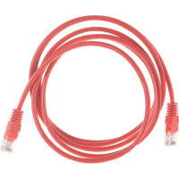 Шнур NETLAN U/UTP 4 пары, категория 5e, PVC, красный, 2м, 10шт. EC-PC4UD55B-BC-PVC-020-RD-10