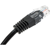 Шнур NETLAN U/UTP 4 пары, категория 5e, PVC, черный, 5м, 10 шт EC-PC4UD55B-BC-PVC-050-BK-10