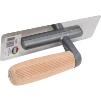 Венецианская кельма STMDECOR ТРАПЕЦИЯ, деревянная ручка D2078