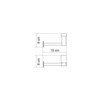Держатель туалетной бумаги WasserKRAFT Leine K-5096WHITE