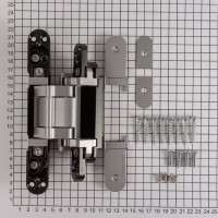 Скрытая петля SIMONSWERK Tectus TE 380 3D F1 полиэфирное покрытие под матовый хром, для дверей с фальцем, вес полотна до 60 кг 67574