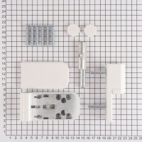 Петля SIMONSWERK SIKU 3D Serie K 3035 RAL 9016 белая, для дверей из PVC, вес полотна до 120 кг, фальц 15-19 мм 67522