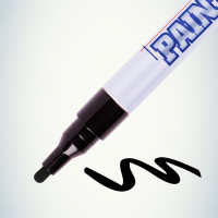 Маркер-краска MunHwa PAINT MARKER SLIM, черная, 2мм 302758 Б0048394