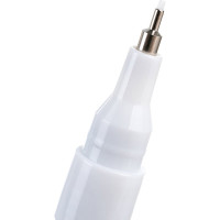 Маркер-краска Munhwa "Extra Fine Paint Marker" белая, 1мм, нитро-основа, 1 шт. EFPM-05