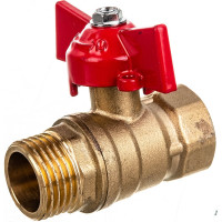 Шаровой кран для воды ОПТИМА 1/2" г/ш бабочка SOFMB012