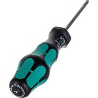 Крестовая отвёртка WERA 355 PZ SB PZ1x80 мм, на подвесе WE-100056