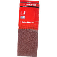 Лента шлифовальная бесконечная (100х610 мм; P40) GROSSMEISTER 011013040