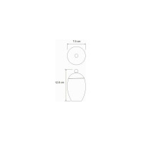 Косметическая емкость WasserKraft Рувер (Ruwer) K-6779