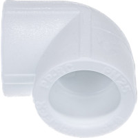 Угольник VALFEX PP-R белый, 75 мм, 90 градусов 10108075 127-0580