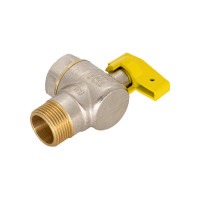 Шаровой угловой кран для газа СТМ ГАЗ 1/2", ш/г, бабочка CGLMFB12