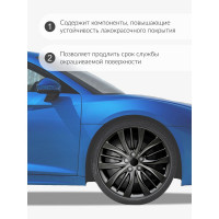 Эмаль для дисков черная KUDO KU-5203