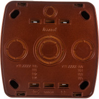Двойной проходной выключатель Lezard DEMET, маун 711-0400-106