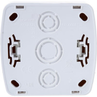 Розетка Lezard DEMET, с заземлением, белый 711-0200-122