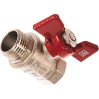 Шаровой кран IVANCI Stable, ручка-бабочка, внутренняя/наружная резьба 1/2" IVC.101218.N.03