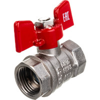 Шаровой кран IVANCI Stable, ручка-бабочка, внутренняя/внутренняя резьба 1/2" IVC.101217.N.03