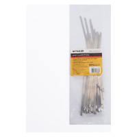 Стальной хомут STEKKER 4,6 х 200 мм, d пучка max 55 мм, нагрузка 50 кг, серый, SSCT46-150 32796