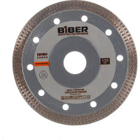 Диск алмазный сплошной тонкий (125х20/22.2 мм) BIBER тов-187532