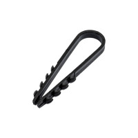 Дюбель-хомут для круглого кабеля ЭРА 11-18 мм черный 100 шт 45/1350 Б0045085