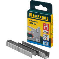 Скобы для степлера KRAFTOOL тип 53 (A /10 /JT21) 10 мм, 1000 шт, калибр 23GA, 31670-10