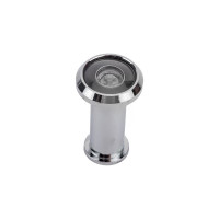 Дверной глазок HOME 70-90 мм, 200 град., пластик, цвет хром G7090200PLC