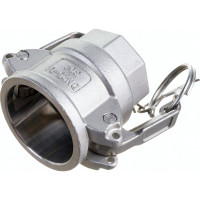 Камлок тип D (розетка; внутренняя резьба BSP; 25 мм-1"; нержавеющая сталь) TITAN LOCK TL100DSS