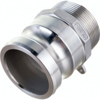 Камлок тип F (ниппель; наружная резьба BSP; 50 мм-2"; нержавеющая сталь) TITAN LOCK TL200FSS