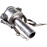 Камлок тип С (розетка с хвостовиком; 20 мм-3/4"; нержавеющая сталь) TITAN LOCK TL75CSS