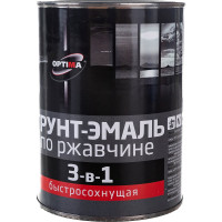 Быстросохнущая грунт-эмаль OPTIMA 3 в 1 0,8кг коричн. 11598017