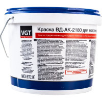 Краска для потолков VGT белоснежная ВД АК 2180 3кг 11602867