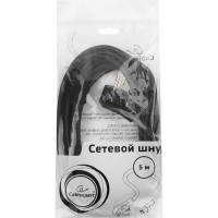 Кабель питания Cablexpert Schuko - C13, 5м, 3x1кв.мм, черный, с заземлением, пакет PC-186-1-5M